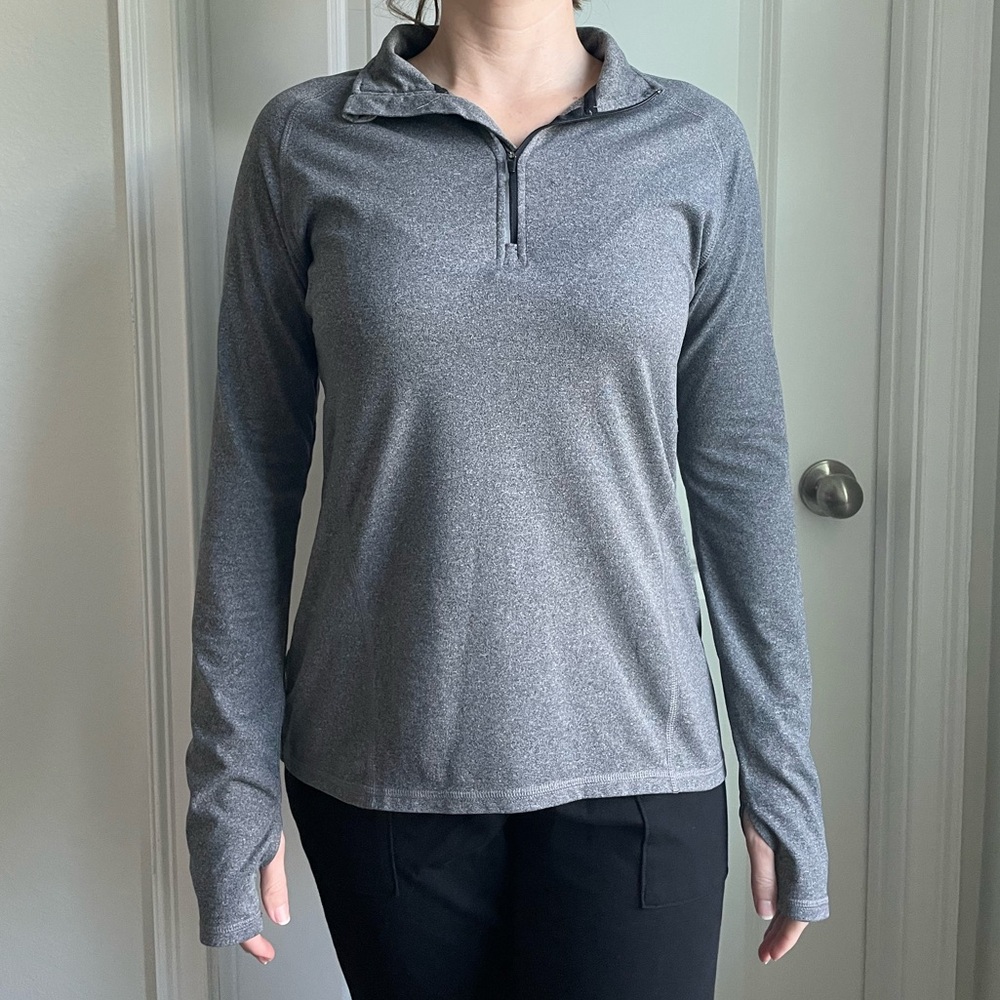 CHAMPION DuoDry Quarter Zip LS Shirt